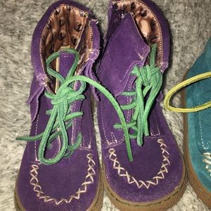 Livie and Luca Purple Hopper Boots